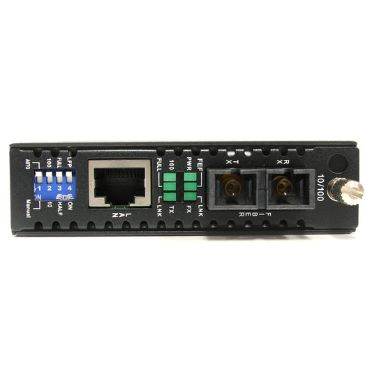StarTech.com 10/100 Mbps Single Mode Fiber Media Converter SC 30 km (ET90110SM302)