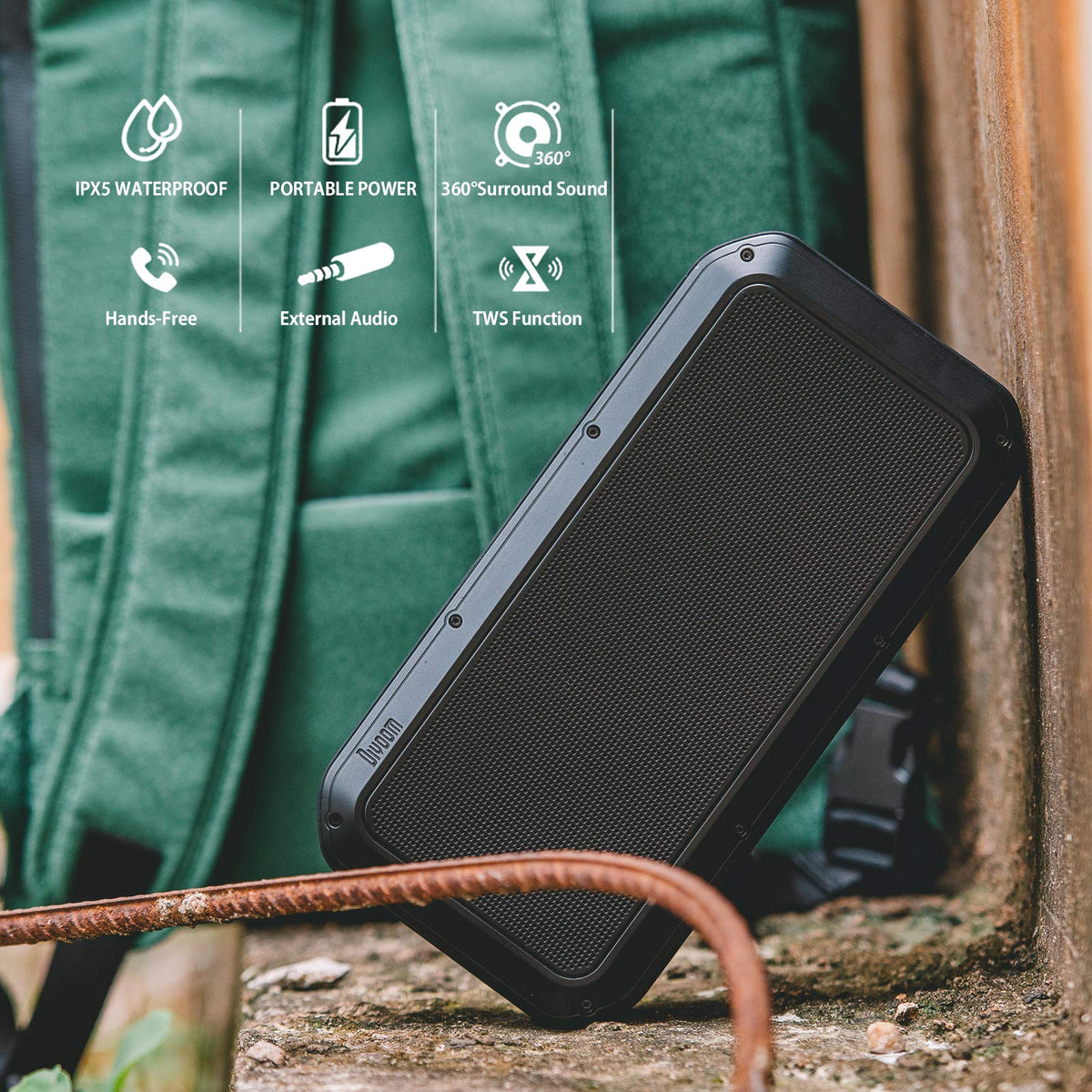 Divoom VoomBox Pro Bluetooth Speaker - (Black)