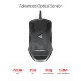 ASUS ROG Pugio Gaming Mouse Aura RGB USB Wired Optical Ergonomic Ambidextrous Gaming Mouse