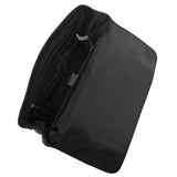 McKlein, N Series, Element, Nano Tech-Light Nylon with Leather Trim, 15" Nylon Flap Over Laptop Backpack, Black (18475)