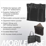 Mobile Edge METU01 Ultra Tote Case for Laptops (Black)