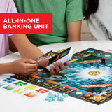 Monopoly Game: Ultimate Banking Edition Board Game, Electronic Banking Unit, Game for Families and Kids Ages 8 and Up