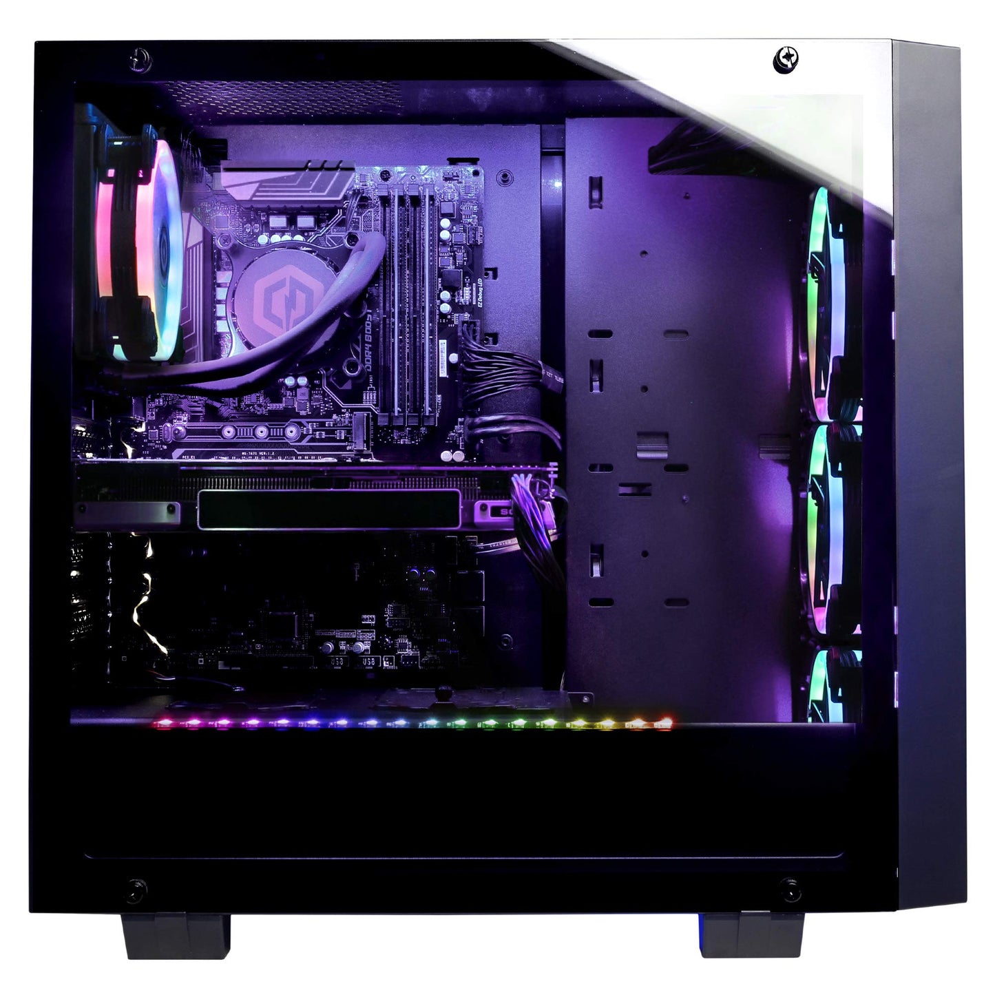CYBERPOWERPC Gamer Supreme Liquid Cool SLC10000CPGV3 w/Intel Core i7-9700K 3.6GHz Gaming Computer