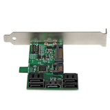 StarTech.com Port multiplier controller card - 5-port SATA to single SATA III - Expansion slot mounted 1:5 SATA 6 Gbps Port multiplier (ST521PMINT)