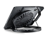 Cooler Master NotePal ErgoStand III - Premium Ergonomic Laptop Cooling Stand with Large 230mm Silent Fan, 4-Port USB Hub, and 6 Height Settings