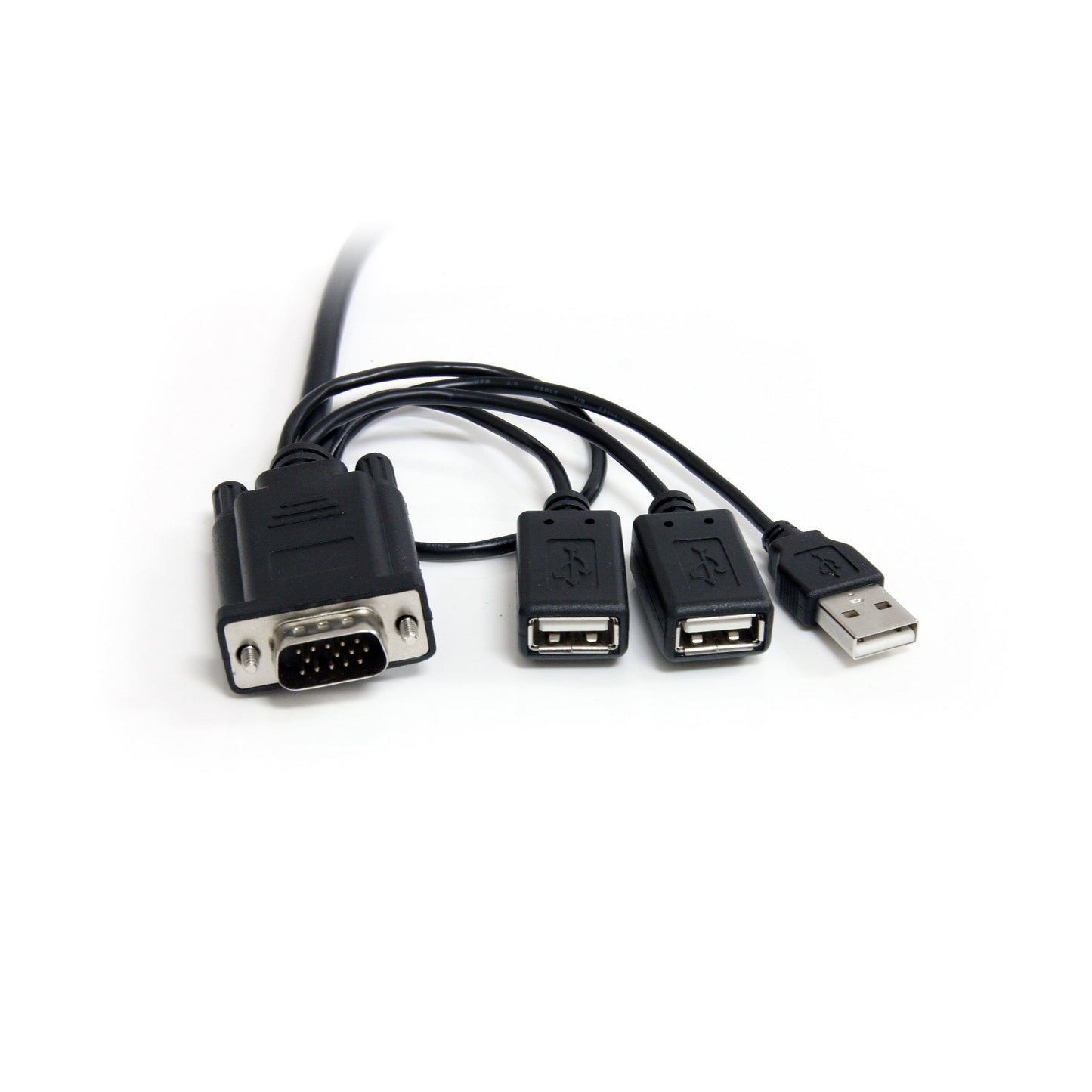 StarTech.com 2 Port USB VGA Cable KVM Switch - USB Powered w/Remote Switching - Desktop KVM Switch - VGA KVM Switch (SV221NANOU)