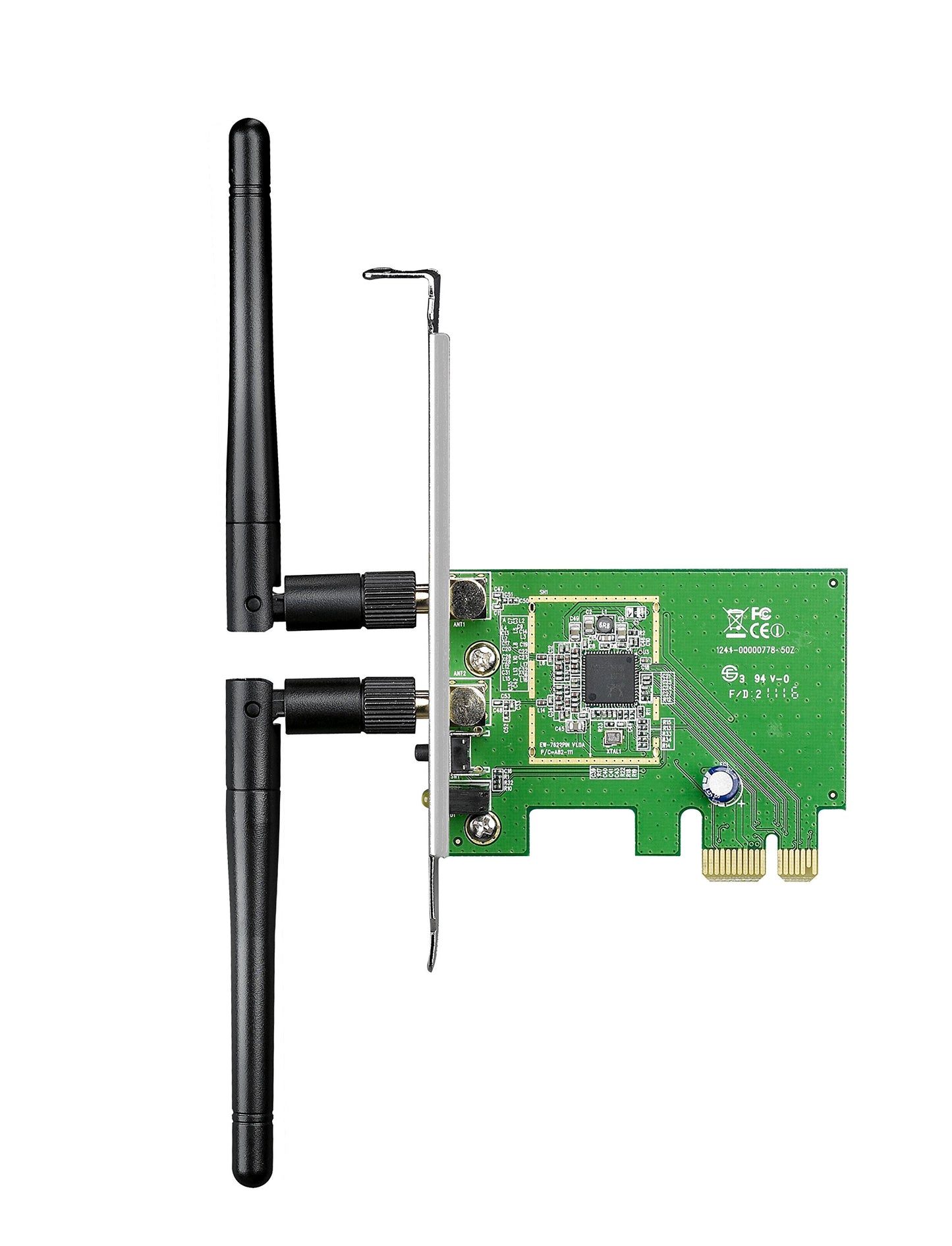 ASUS(PCE-N15) maximum performance Wireless-N Network Adapter ( 300Mbps Transmit / 300Mbps Receive) with PCI-E interface, Include Full Height and Low Profile bracket, WPS button Support