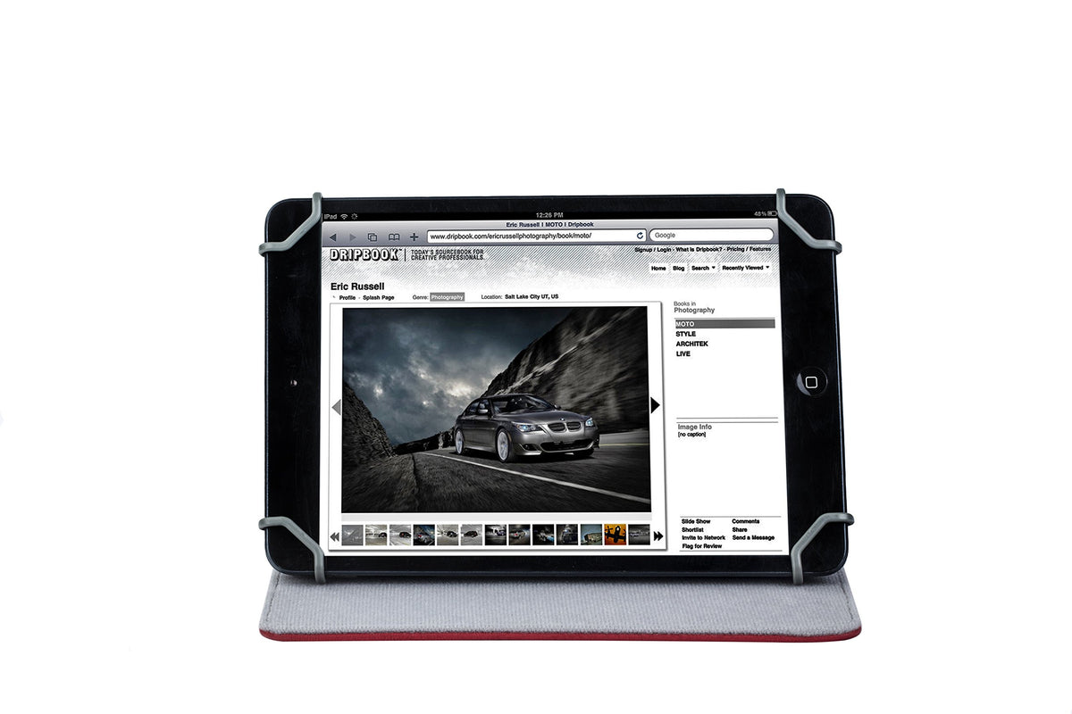 RivaCase Universal 10.1in Tablet Case Orly 3017 Red