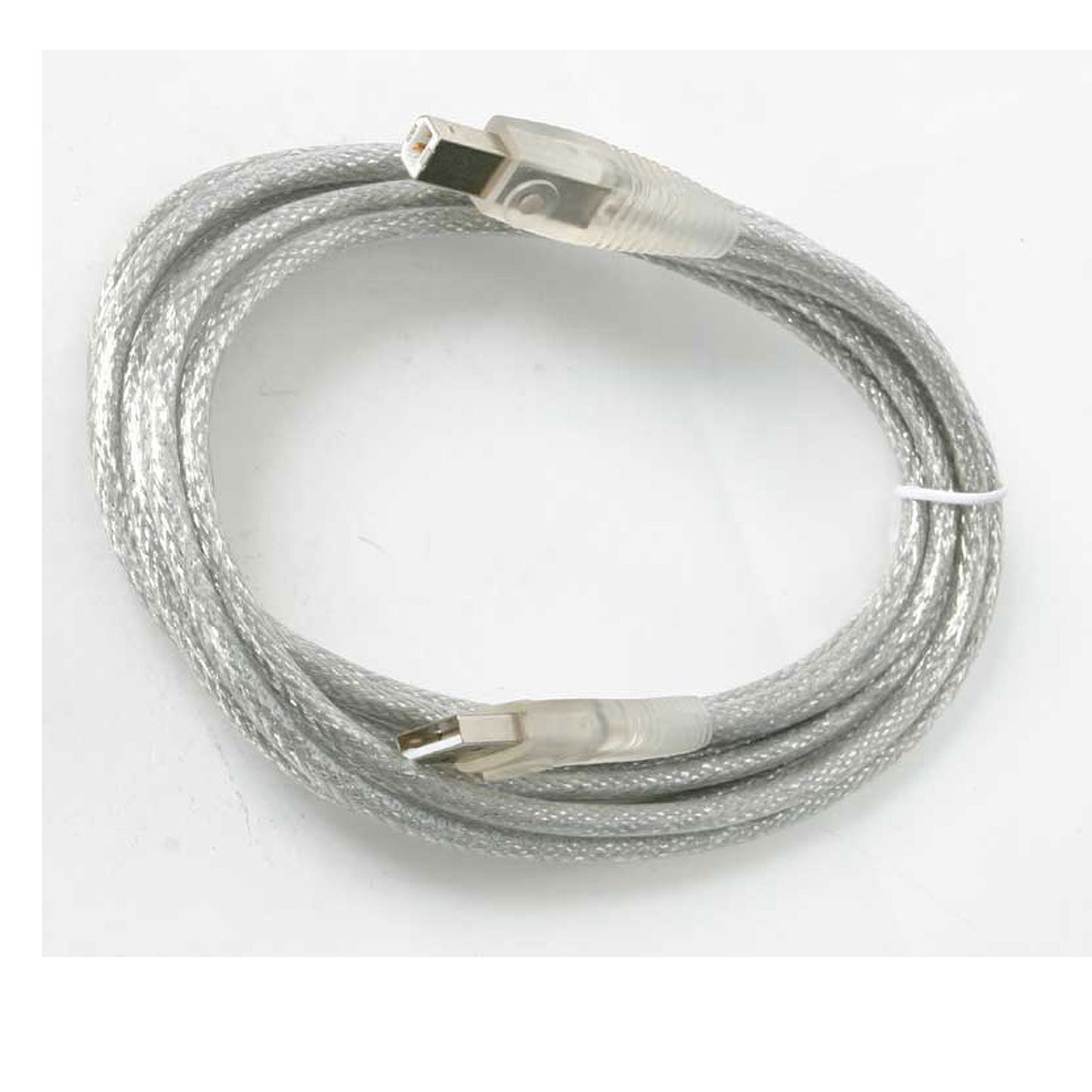 StarTech.com 10 ft Transparent USB 2.0 Cable - A to B - USB Cable - USB (M) to USB Type B (M) - USB 2.0-10 ft - Molded - Transparent - USB2HAB10T