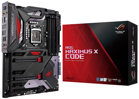 Open box ASUS ROG Maximus X Code LGA1151 (Intel 8th Gen) DDR4 DP HDMI M.2 Z370 ATX Gaming Motherboard with onboard 802.11AC WiFi and USB 3.1 Gen 2
