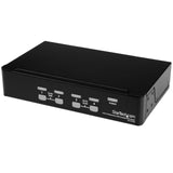 StarTech.com SV431DUSB 4-Port 1U Rack Mount USB PS/2 KVM Switch with OSD