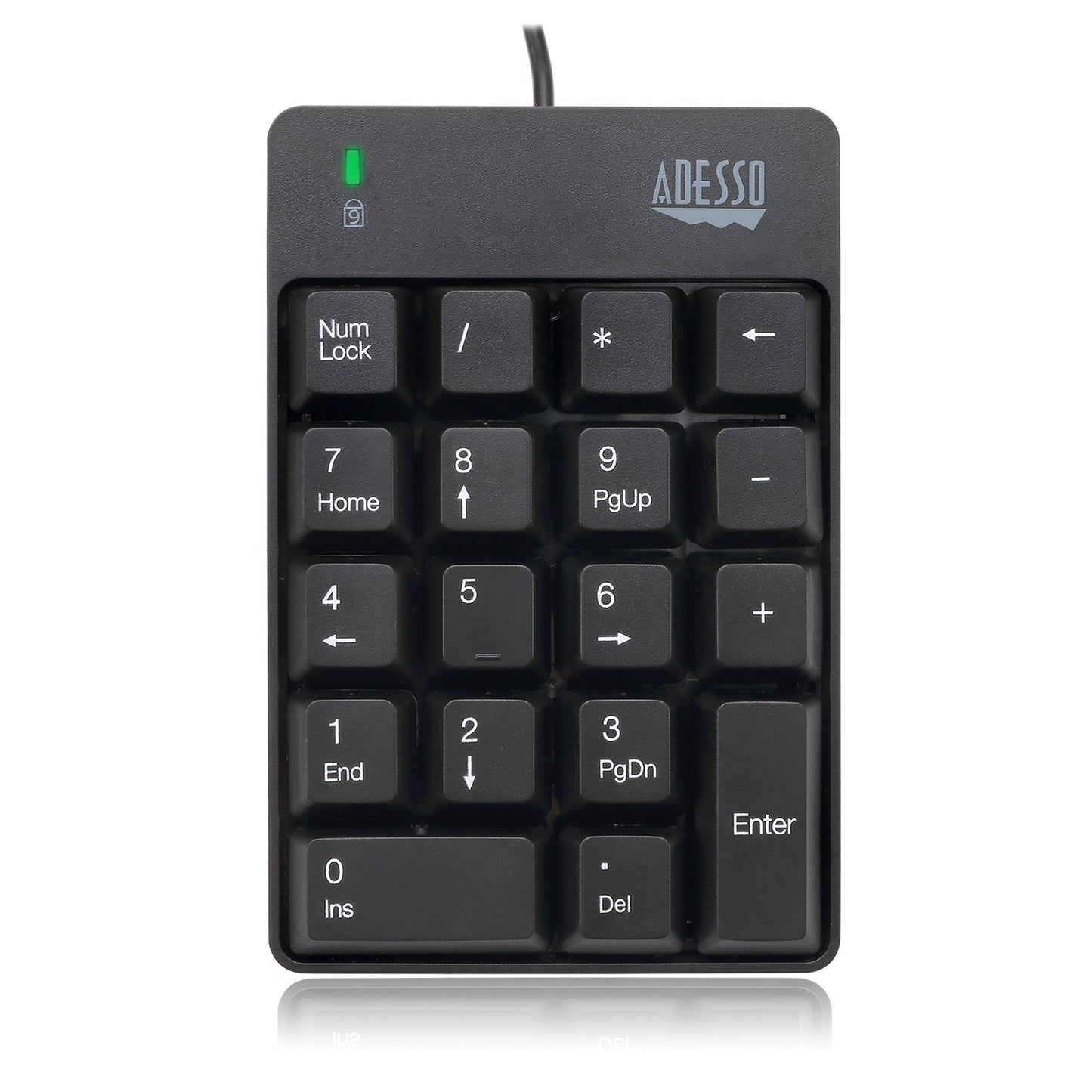 Adesso AKB-601UB USB Spill Resistant 18-Key Numeric Keypad
