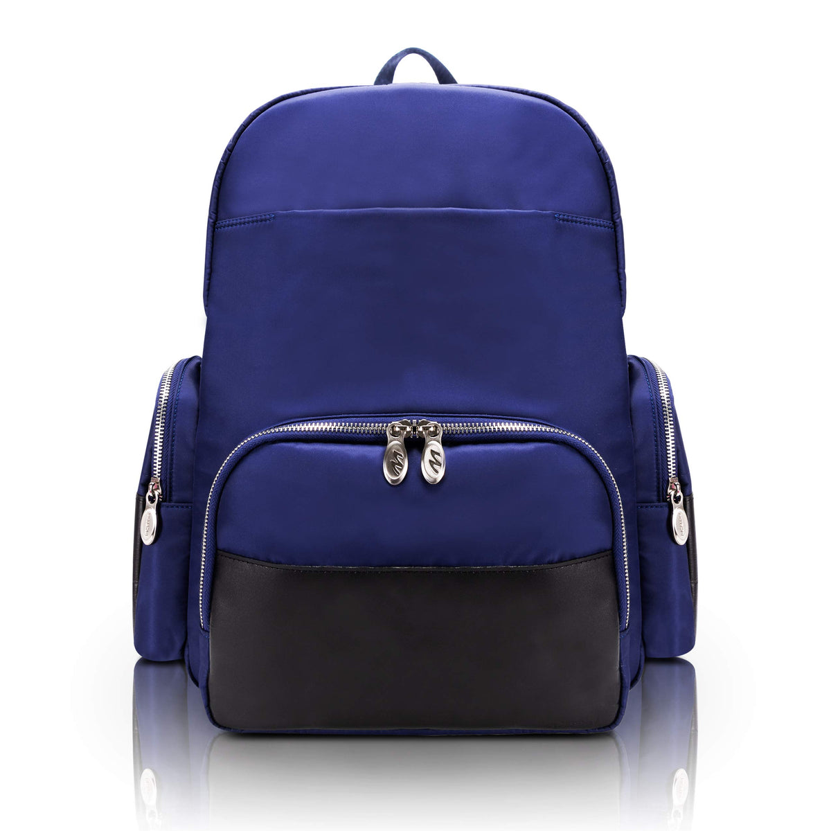 McKlein 18367 USA Cumberland 17" Nylon Dual Compartment Laptop Backpack Navy
