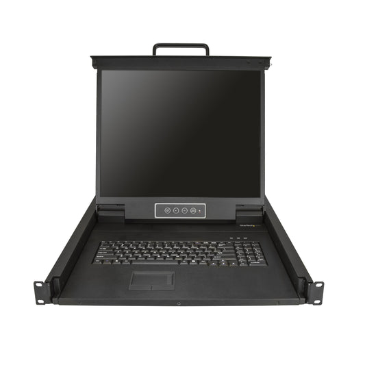 StarTech.com RKCONS1901 Rackmount 1U 19" Display Single Port KVM Console