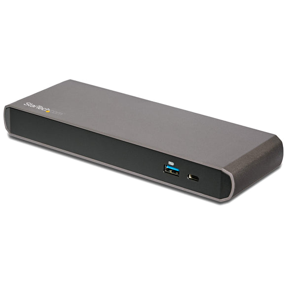 StarTech.com Dual 4K Monitor Thunderbolt 3 Dock with DisplayPort - 85 W Power Delivery + Charging - Mac & Windows (TB3DK2DPPD)