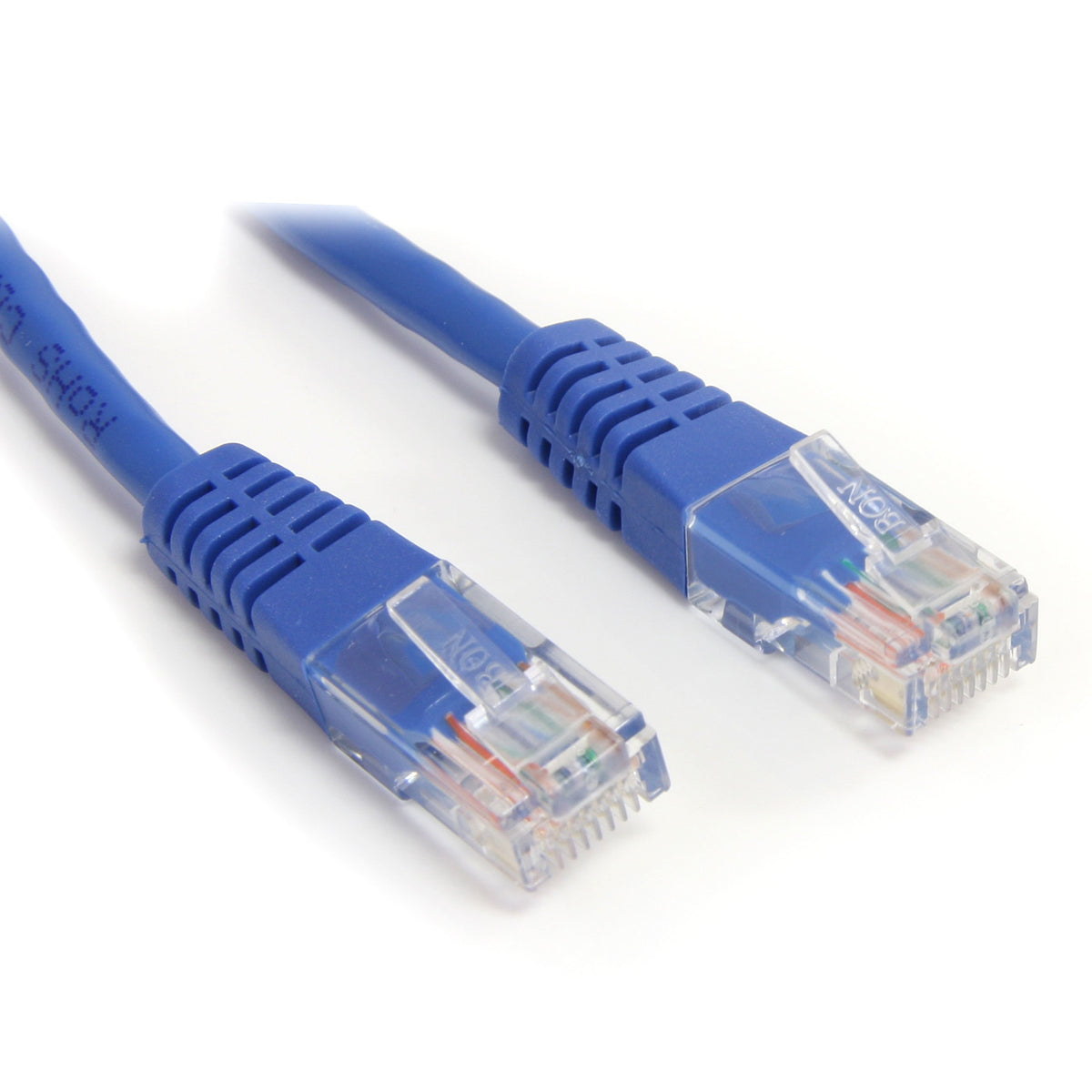 StarTech.com M45PATCH15BL Molded RJ45 UTP Cat 5e Patch Cable, 15-Feet, Blue