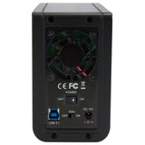 StarTech.com 3.5" External Dual Hard Drive Enclosure - Raid - USB-C and USB-A - SATA 6Gbps - 2 Bay USB 3.1 SSD/HDD Enclosure (S352BU313R)