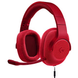 Logitech G433 7.1 Wired Gaming Headset with DTS Headphone: X 7.1 Surround for PC, PS4, PS4 PRO, Xbox One, Xbox One S, Nintendo Switch - Fire Red