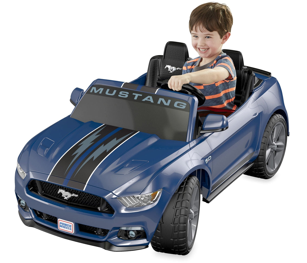 Power Wheels Ford Mustang, Blue Smart Drive