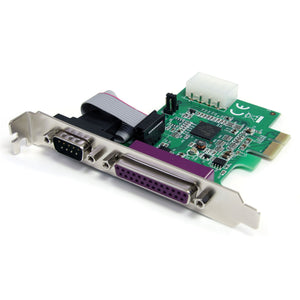 StarTech.com 1S1P Native PCI Express Parallel Serial Combo Card with 16950 UART (PEX1S1P952)