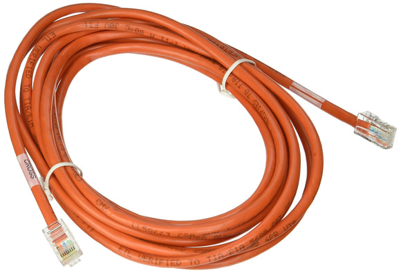 C2G 26704 Cat5e Crossover Cable - Non-Booted Unshielded Network Patch Cable, Orange (14 Feet, 4.26 Meters)