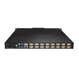 StarTech.com RKCONS1916K Rackmount 1U 19" Screen 16 Port VGA KVM Console