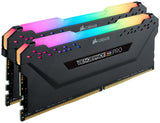 Corsair Vengeance RGB Pro 16GB (2x8GB) DDR4 3600 (PC4-28800) C18 Desktop Memory - Black