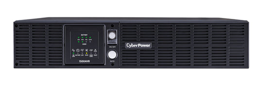 CyberPower CPS1500AVR Smart App LCD UPS System, 1500VA/900W, 8 Outlets, AVR, 2U Rack/Tower