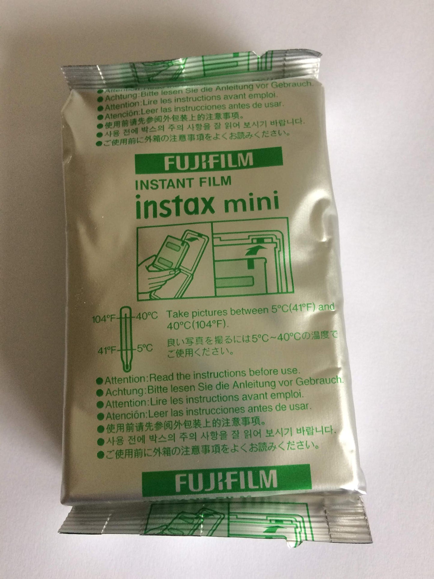 Fujifilm Instax Mini Film Single Pack 10 Sheets per Pack