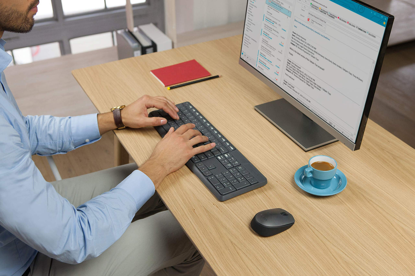 Logitech MK235 Wireless Keyboard and Mouse