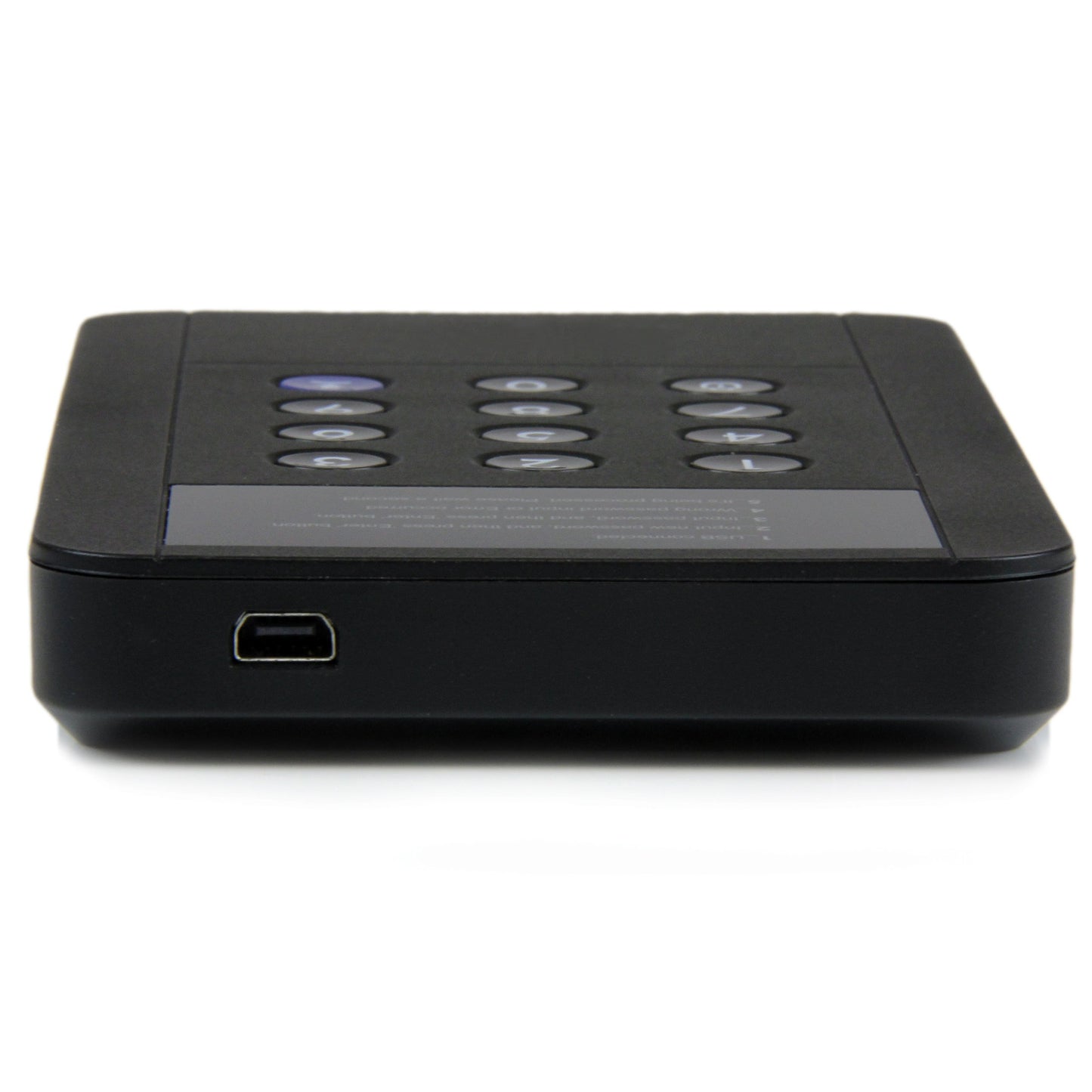 StarTech.com S2510BU3PWPS USB 3.0 Portable SATA III HDD Enclosure with Secure External Storage Hard Drive, 2.5-Inch