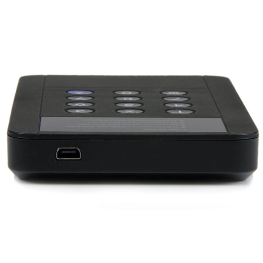 StarTech.com S2510BU3PWPS USB 3.0 Portable SATA III HDD Enclosure with Secure External Storage Hard Drive, 2.5-Inch