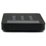 StarTech.com S2510BU3PWPS USB 3.0 Portable SATA III HDD Enclosure with Secure External Storage Hard Drive, 2.5-Inch