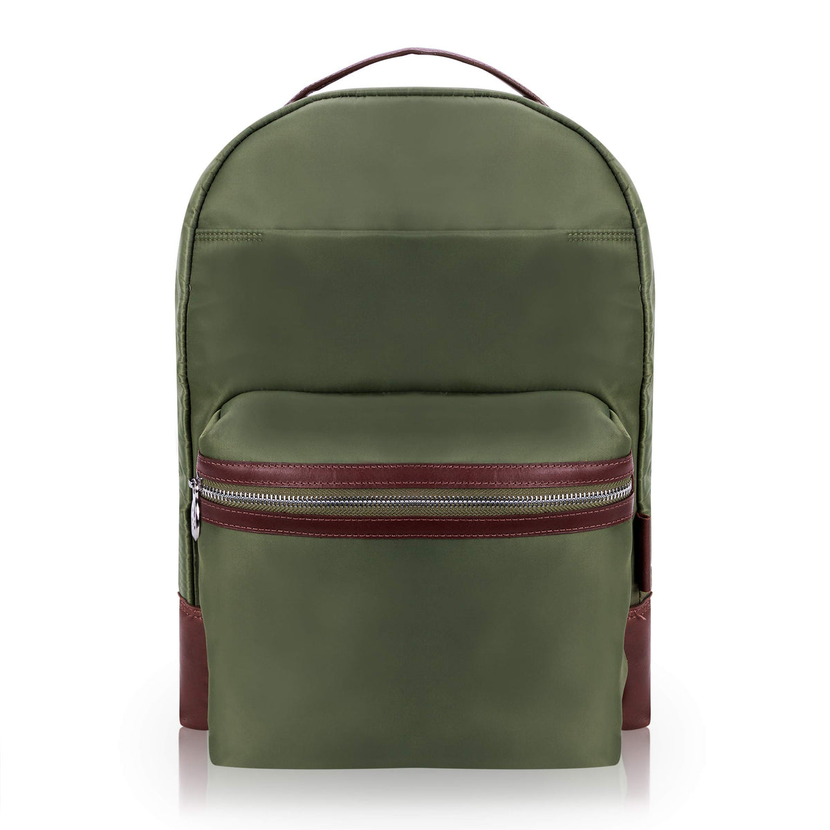 McKlein 18551 USA Parker 15" Nylon Dual Compartment Laptop Backpack Green