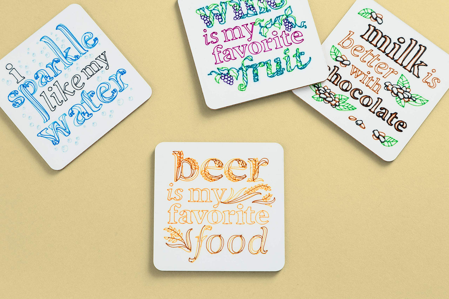 Cricut Coaster Blank, Square Infusible Ink, White