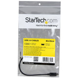 StarTech.com 8in USB OTG Cable - Micro USB to Mini USB - M/M - USB OTG Mobile Device Adapter Cable - 8 inch (UMUSBOTG8IN)