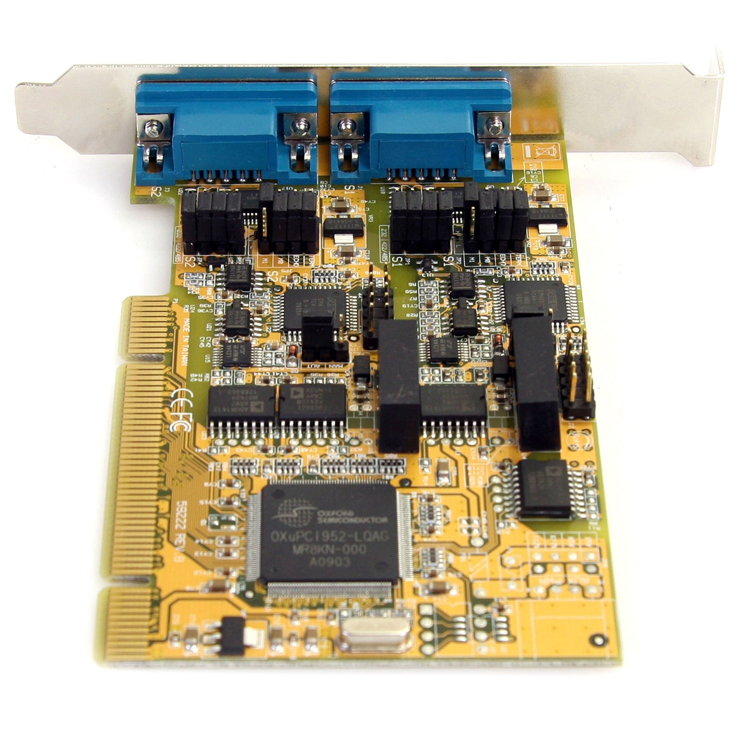 StarTech.com 2 Port RS232/422/485 PCI Serial Adapter Card w/ESD - Serial Adapter - PCI - RS-232 x 2 - Yellow - PCI2S232485I