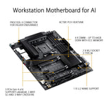 ASUS AMD AM4 Pro WS X570-Ace ATX Workstation Motherboard with 3 PCIe 4.0 X16, Dual Realtek and Intel Gigabit LAN, DDR4 ECC Memory Support, Dual M.2, U.2, and Control Center