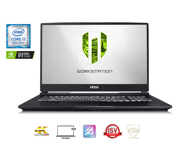 MSI WE75 9TK-699CA MSI WE75 9TK-699CA 17.3