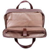 McKlein 18564 USA Harpswell 17" Nylon Dual Compartment Laptop Briefcase Khaki