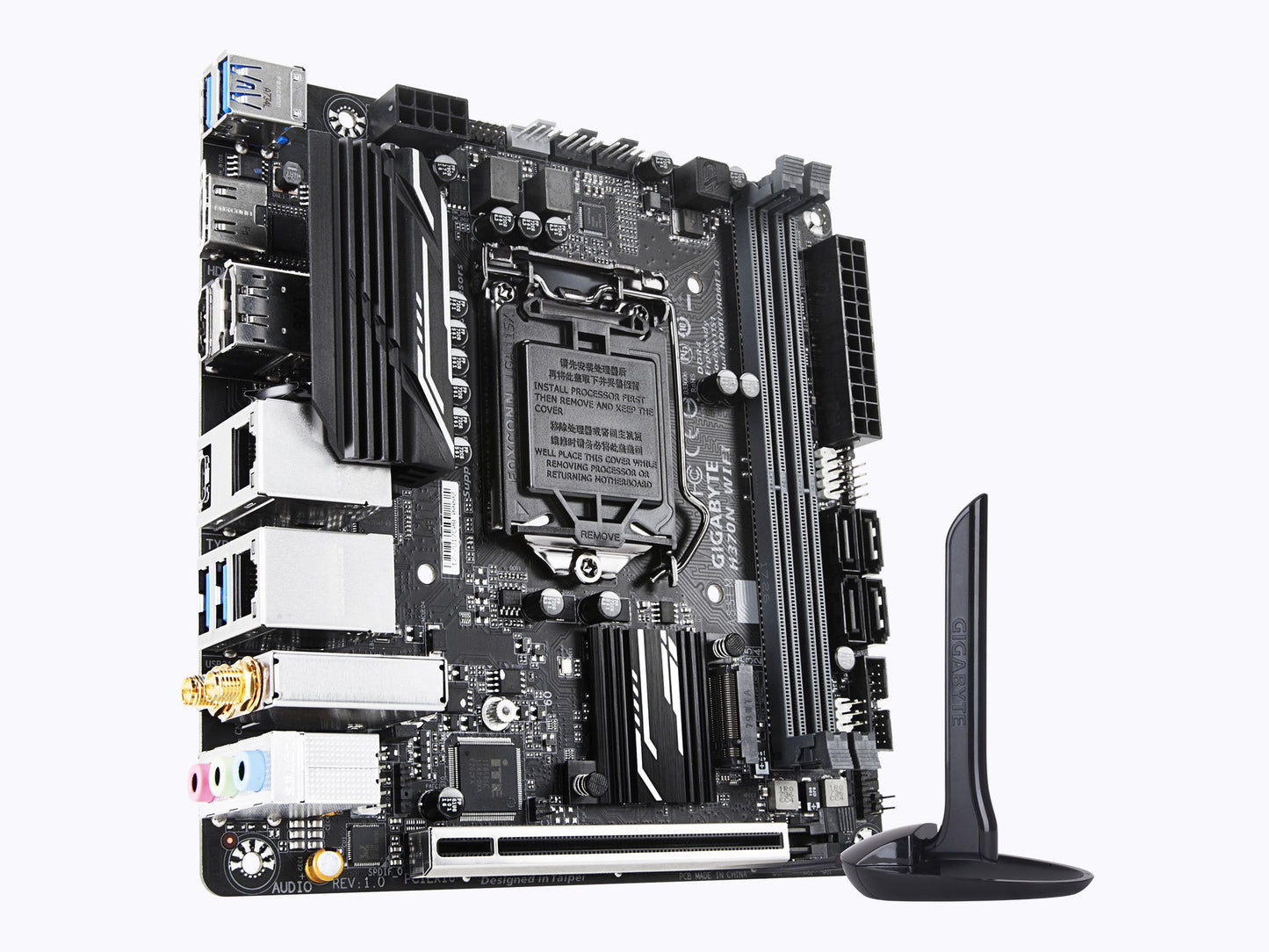 GIGABYTE H370N WiFi (LGA1151/Intel/H270/Mini ITX/USB 3.1 Gen 1 (USB3.0) Type C Type A/DDR4/Motherboard)