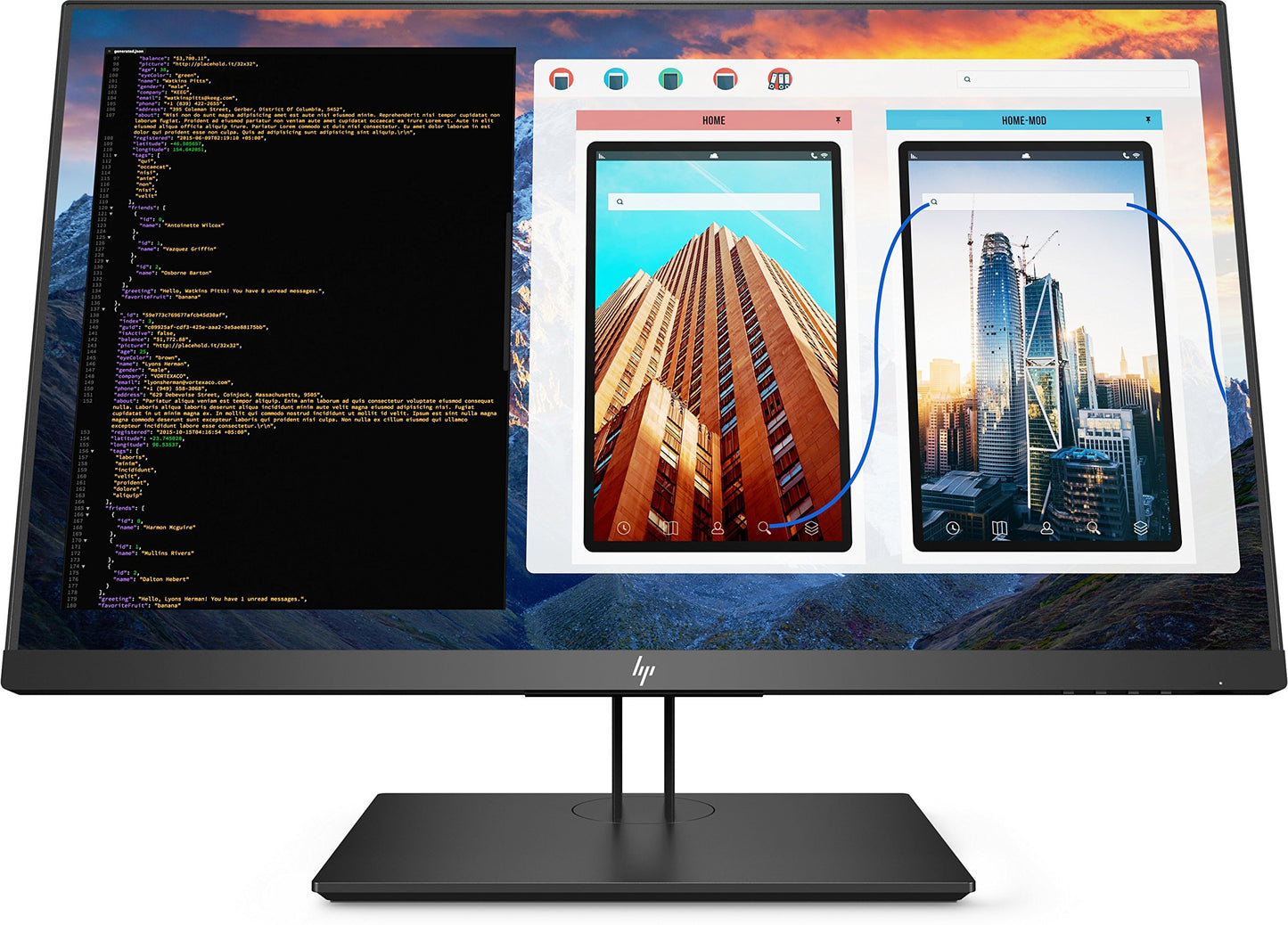 HP Business Z27 2TB68A8 27 inches 4K UHD LED LCD (3840 x 2160) Monitor Black Pearl