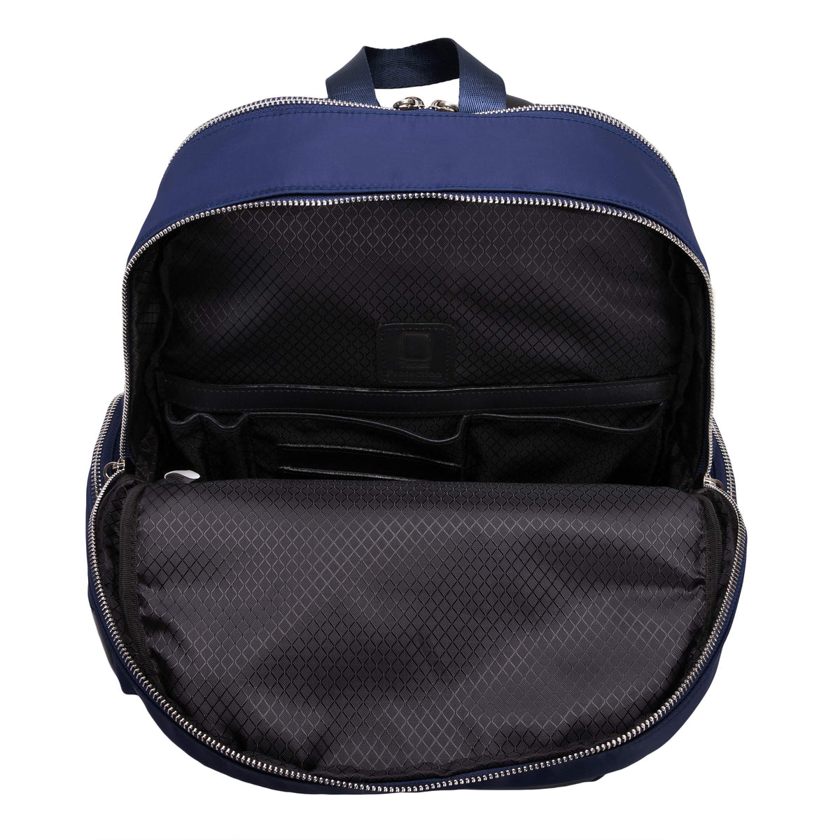 McKlein 18367 USA Cumberland 17" Nylon Dual Compartment Laptop Backpack Navy