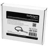 StarTech.com Motherboard Serial Port - Internal - 1 Port - Bus Powered - FTDI USB to Serial Adapter - USB to RS232 Adapter (ICUSB232INT1)