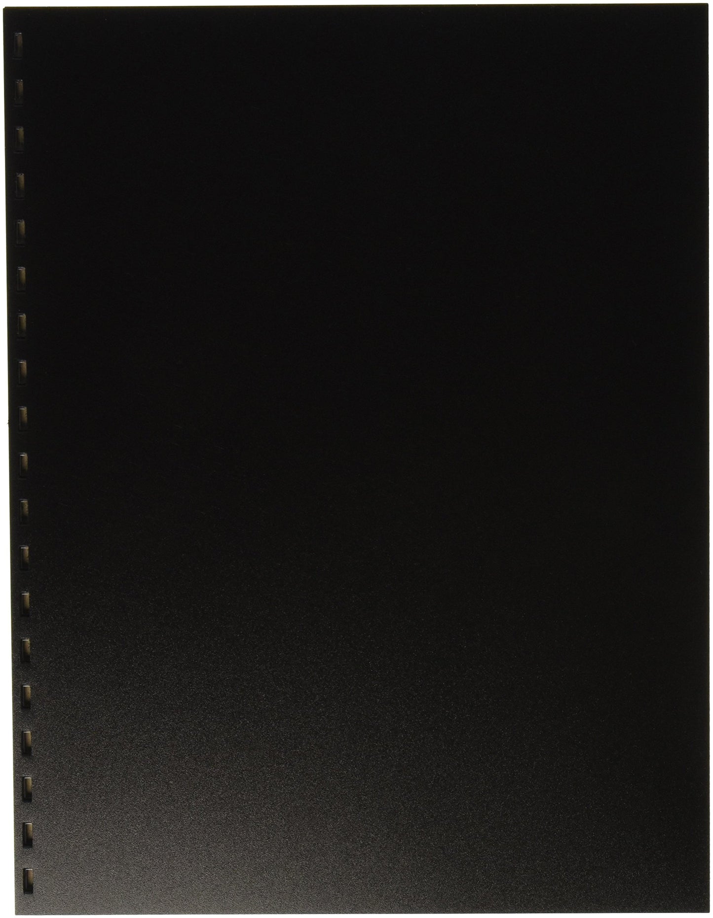 Swingline 3381626003 GBC Pre-Punched Binding Covers, 8-1/2 by 11-Inch, 10 Clear Front Covers and 10 Black Backs