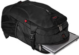 Targus Terra XL Business Travel Commuter with Laptop Sleeve Designed for 16-Inch Notebooks Backapck, Black/Red Accents (TSB226US)