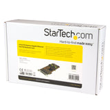 StarTech.com 4 Port Gigabit Power Over Ethernet PCIe Network Card - PSE/PoE PCI Express NIC - Quad Port NIC - PoE Card (ST4000PEXPSE)