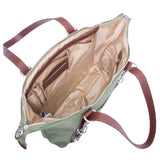 McKlein 18481 USA Dylan 3-in-1 Nylon Convertible Backpack Tote Green