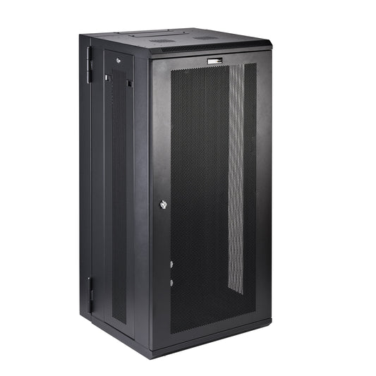 StarTech.com 26U Wall Mount Server Rack Cabinet - 4-Post Adjustable Depth (3" to 16") IT Data Equipment Enclosure w/ Cable Management - 200lb / 90kg (RK2620WALHM)