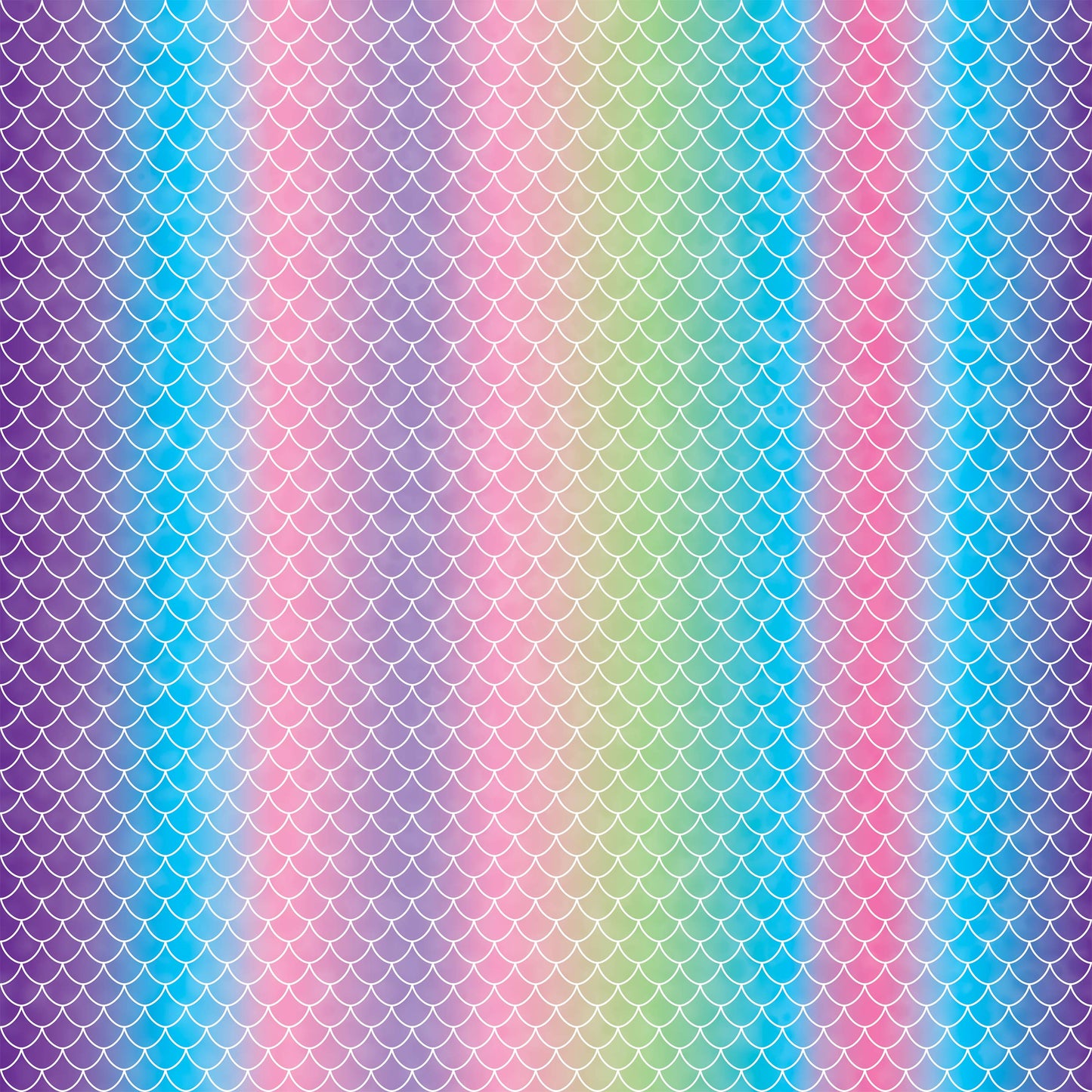 Cricut 2006768 Transfer Sheet Patterns, Mermaid Rainbow Infusible Ink